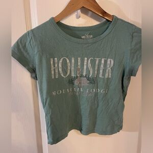 Hollister Teal Graphic Short Sleeve Baby Tee
